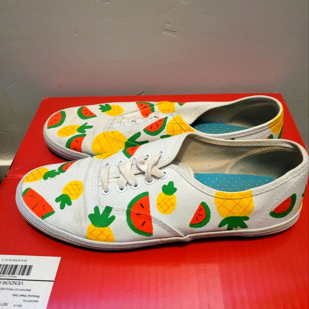 Hand Painted Sneakers - 8